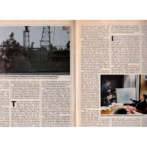 TIME Magazine – June 1, 1987 – “Stark Questions” (USS Stark Attack) - Picture 4 of 7